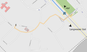 Der Weg von der U-Bahn zum Baui